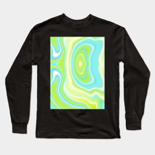 Abstract Liquify Pattern Long Sleeve T-Shirt